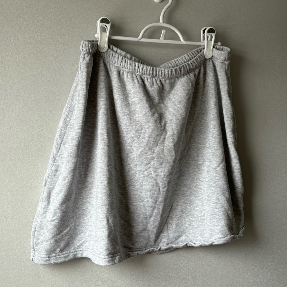 Fleece track skirt